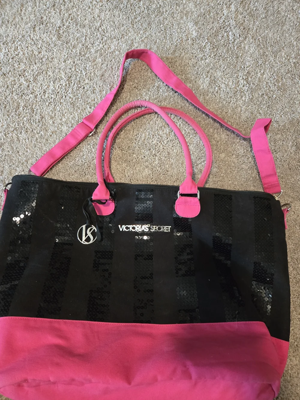 Victorias Secret black tote